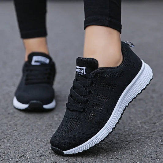 "Women's Mesh Sneakers – Stylish, Breathable Shoes for Daily Wear & Light Sports
