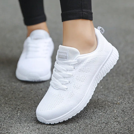 "Women's Mesh Sneakers – Stylish, Breathable Shoes for Daily Wear & Light Sports