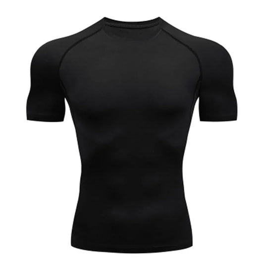 Men’s Compression Workout Shirt – Slim Fit, Breathable & Quick Dry
