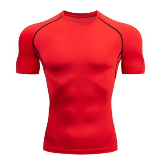 Men’s Compression Workout Shirt – Slim Fit, Breathable & Quick Dry