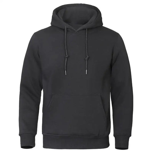 CoreHeat Fleece Hoodie – Warm Casual Pullover for Men